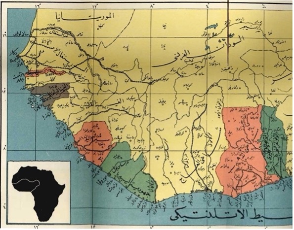 A map of the united arab emirates